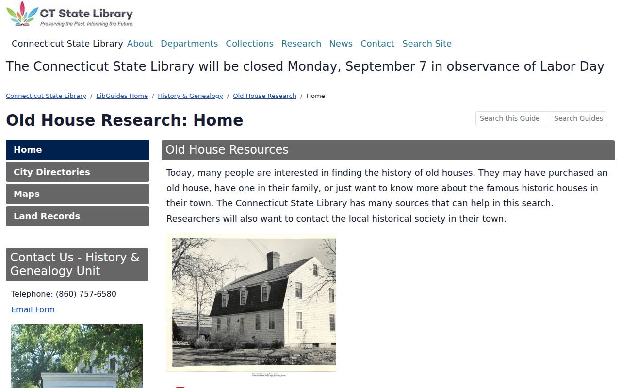 New Britain previous residents Connecticut State Library old-house guide